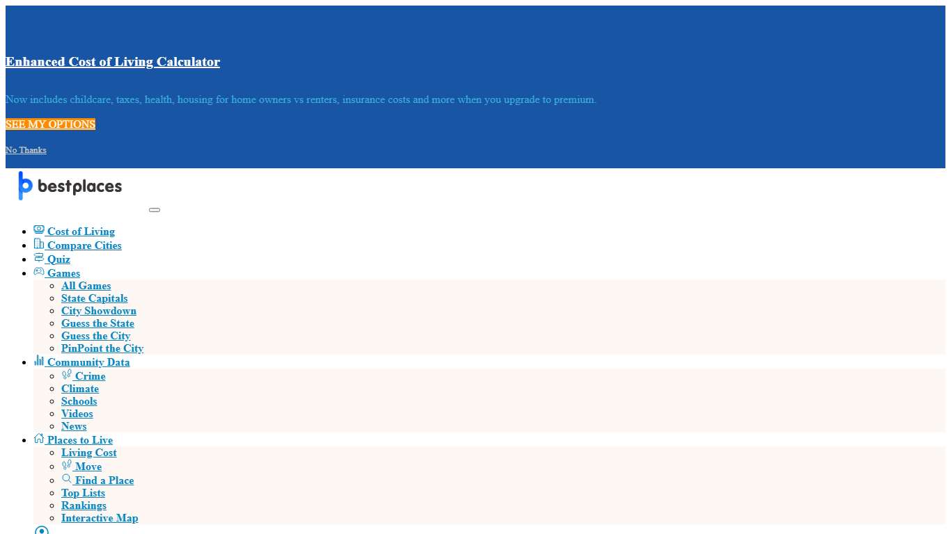 2026 Compare Cities Overview: Williston, ND vs Bismarck, ND